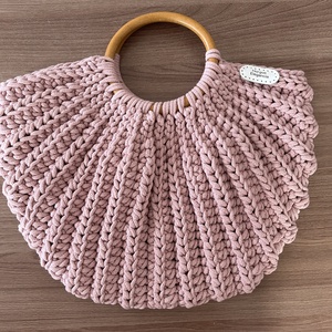 Kagylótáska, Táska & Tok, Kézitáska & válltáska, Nagy pakolós táska, Horgolás, MESKA