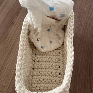 Pelenka tároló kosár , Otthon & Életmód, Tárolás & Rendszerezés, Tárolókosár, Horgolás, MESKA