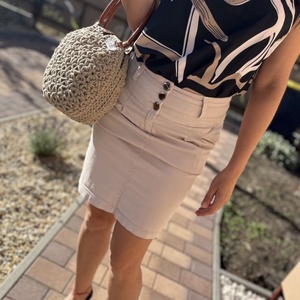 Jázmin mintás kör horgolt táska - táska & tok - kézitáska & válltáska - kézitáska - Meska.hu