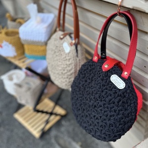 Jázmin mintás kör horgolt táska - táska & tok - kézitáska & válltáska - kézitáska - Meska.hu