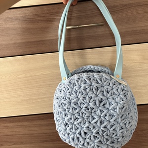 Jázmin mintás kör horgolt táska, Táska & Tok, Kézitáska & válltáska, Kézitáska, Horgolás, MESKA