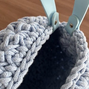 Jázmin mintás kör horgolt táska - táska & tok - kézitáska & válltáska - kézitáska - Meska.hu