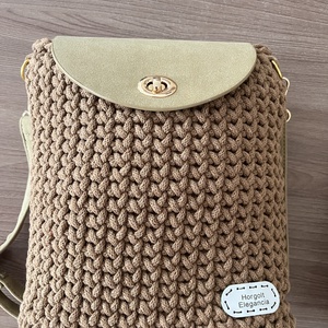 Kis horgolt v�lltáska - táska & tok - kézitáska & válltáska - válltáska - Meska.hu