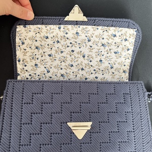 Elegáns nagy kanava táska - táska & tok - kézitáska & válltáska - alkalmi táska - Meska.hu