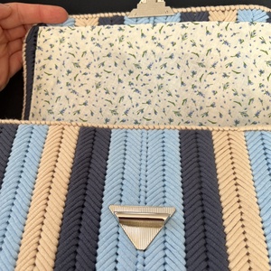 Elegáns nagy kanava táska - táska & tok - kézitáska & válltáska - alkalmi táska - Meska.hu