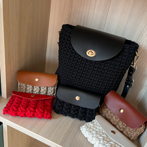 Fekete válltáska - táska & tok - kézitáska & válltáska - nagy pakolós táska - Meska.hu