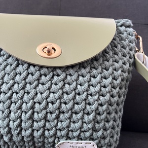 Zöld válltáska - táska & tok - kézitáska & válltáska - nagy pakolós táska - Meska.hu