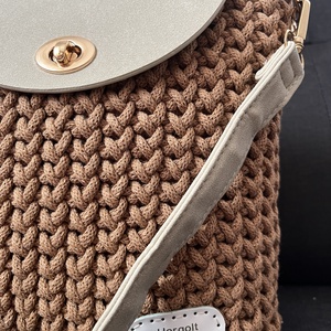 Barna válltáska - táska & tok - kézitáska & válltáska - nagy pakolós táska - Meska.hu