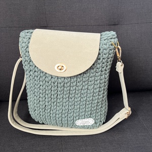 Zöld válltáska, Táska & Tok, Kézitáska & válltáska, Nagy pakolós táska, Horgolás, MESKA