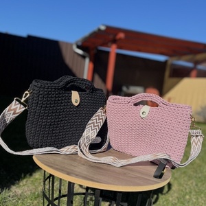 Rózsaszín kézi- illetve válltáska - táska & tok - kézitáska & válltáska - nagy pakolós táska - Meska.hu