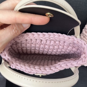 Rózsaszín kézitáska - táska & tok - kézitáska & válltáska - kézitáska - Meska.hu