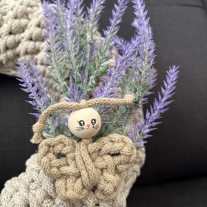 Horgolt koszorú - otthon & életmód - virágdekoráció - virágdíszek - dekor koszorúk, kopogtatók - Meska.hu