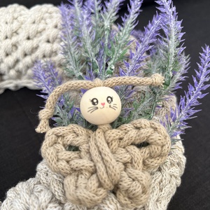 Horgolt koszorú - otthon & életmód - virágdekoráció - virágdíszek - dekor koszorúk, kopogtatók - Meska.hu