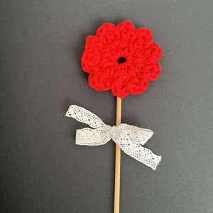 Horgolt virág - Meska.hu