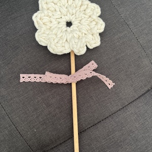 Horgolt virág - Meska.hu