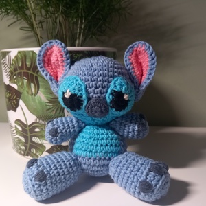 horgolt Stitch, Játék & Sport, Plüssállat & Játékfigura, Más figura, Horgolás, Varrás, MESKA