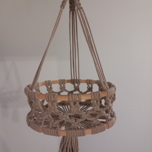 Makramé gyümölcskosár, Otthon & Életmód, Konyhafelszerelés, tálalás, Konyhai dekoráció, Konyhai dísz, Csomózás, MESKA