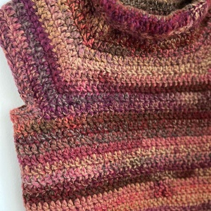 Vintage stílusú, színes, vastag, meleg mellény. - ruha & divat - női ruha - mellény - Meska.hu