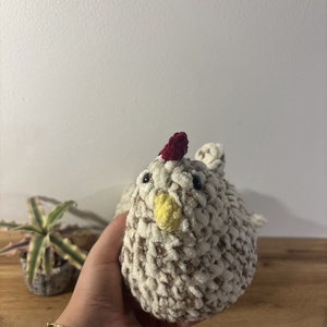 Horgolt csirke - Meska.hu