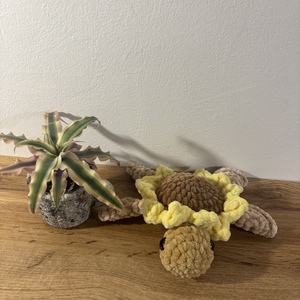 Horgolt teknős (nagy) - játék & sport - plüssállat & játékfigura - béka - Meska.hu