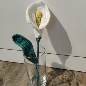 Kála virág, Otthon & Életmód, Dekoráció, Ajtó- és ablak dekoráció, Ablakdísz, Horgolás, MESKA