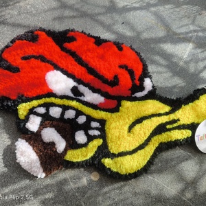 Hot Rod duck, Otthon & Életmód, Lakástextil, Szőnyeg, Szövött szőnyeg, Varrás, MESKA