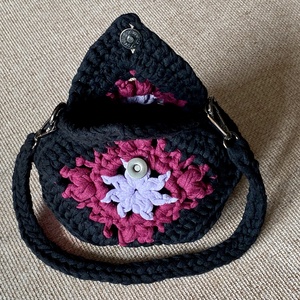 Horgolt táska - táska & tok - kézitáska & válltáska - válltáska - Meska.hu