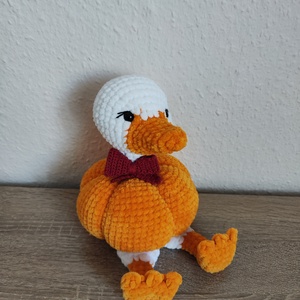 Horgolt liba tökben, Otthon & Életmód, Dekoráció, Asztal és polc dekoráció, Asztaldísz, Horgolás, MESKA