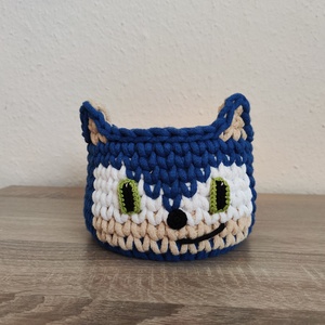 Sonic tároló , Otthon & Életmód, Tárolás & Rendszerezés, Tárolókosár, Horgolás, MESKA