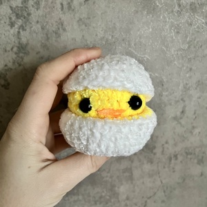 Horgolt kukucs csibe, Játék & Sport, Plüssállat & Játékfigura, Más figura, Horgolás, MESKA