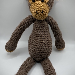 Horgolt majom, horgolt figura, horgolt állatka, amigurumi majom, amigurumi figura, amigurumi állatka - Meska.hu