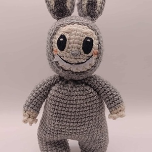 Horgolt Labubu figura, horgolt figura, horgolt Labubu, amigurumi Labubu figura, amigurumi Labubu, Játék & Sport, Plüssállat & Játékfigura, Más figura, Horgolás, MESKA