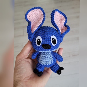 Horgolt Stitch, Játék & Sport, Plüssállat & Játékfigura, Plüss mesefigurák, Horgolás, Varrás, MESKA
