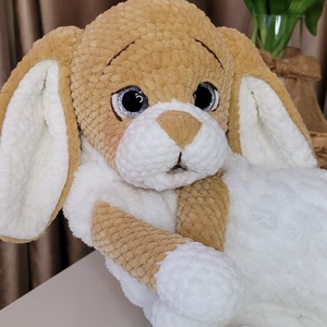 Nyuszis alvópajti - játék & sport - plüssállat & játékfigura - nyuszi - Meska.hu