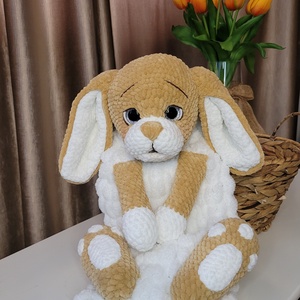 Nyuszis alvópajti - játék & sport - plüssállat & játékfigura - nyuszi - Meska.hu