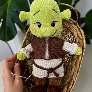 Horgolt Shrek  - Meska.hu