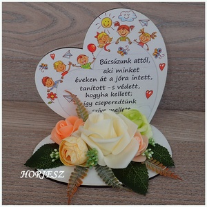 Talpas szív Óvónéninek - Meska.hu