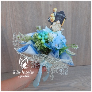 Ballagási pénzcsokor  - otthon & életmód - dekoráció - Meska.hu