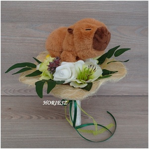 Capybarás csokor ballagásra, szülinapra - Meska.hu