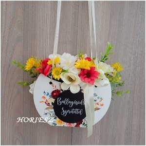 Vállra akasztható virágtáska ballagásra - otthon & életmód - dekoráció - virágdísz és tartó - csokor & virágdísz - Meska.hu