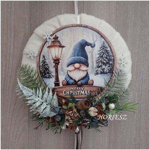 Téli koszorú natúr kiegészítőkkel , Otthon & Életmód, Dekoráció, Virágdísz és tartó, Koszorú, , MESKA