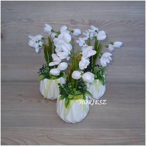 Hóvirágos asztaldísz - Meska.hu