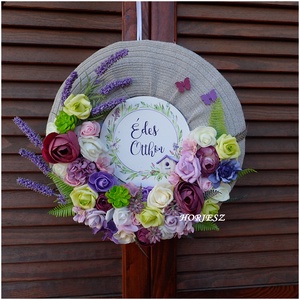 Tavaszi-nyári kopogtató, Otthon & Életmód, Dekoráció, Ajtó- és ablak dekoráció, Ajtódísz & Kopogtató, , MESKA