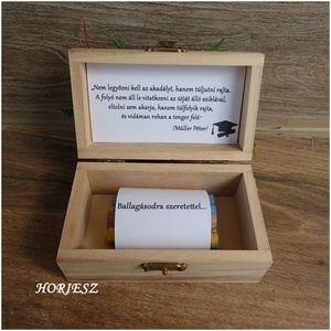 Pénzátadó ballagási doboz - otthon & életmód - papír, írószer - ajándékozás kellékei - pénzátadó doboz - Meska.hu