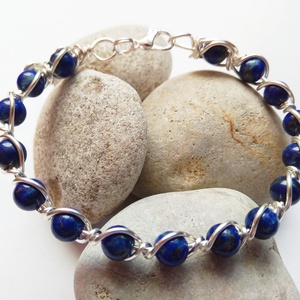 Lapis lazuli karkötő - Meska.hu