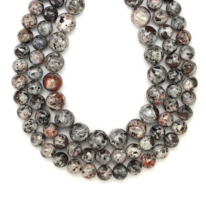 Yooperlit világos golyó 8mm  ékszerkészítő alapanyag (füzér), Kellékek & szerszámok, Ásvány alapanyag, Ásványfüzér, , MESKA