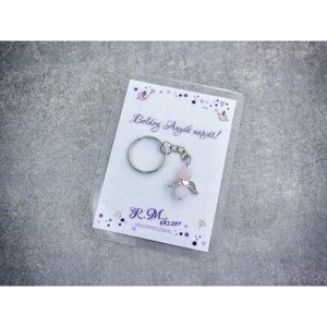 Boldog Anyák napját kulcstartó rózsakvarccal, Táska & Tok, Kulcstartó & Táskadísz, Kulcstartó, , MESKA