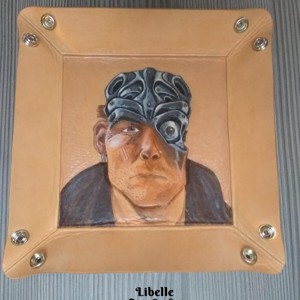 Cyborg kockadobó tálca - játék & sport - táblajáték és kártyajáték - társasjátékok - dobókocka - Meska.hu