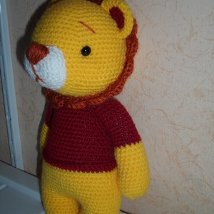 Oroszlán - játék & sport - plüssállat & játékfigura - más figura - Meska.hu