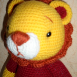 Oroszlán - játék & sport - plüssállat & játékfigura - más figura - Meska.hu